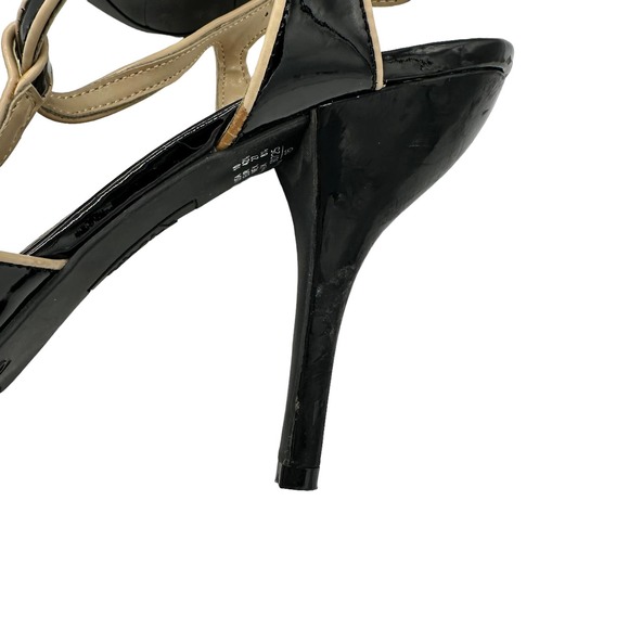 FIONI BLACK PATENT LEATHER HEELS SIZE 10M - Picture 9 of 11